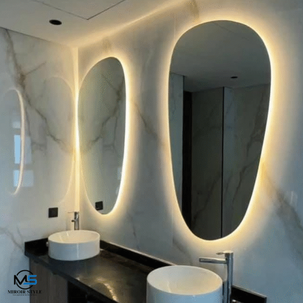 Double Jumeaux, miroir salle de bain