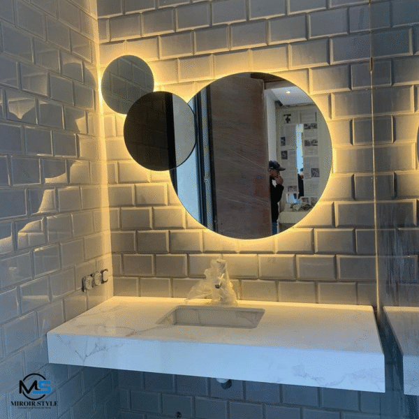 Miroir Rond décoratif salle de bain